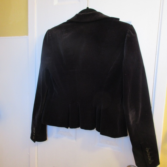 GAP Black Velvet English Style Jacket - Picture 7 of 8